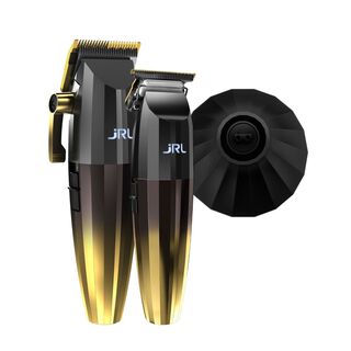Kit Máquinas Clipper + Trimmer JRL Gold,hi-res