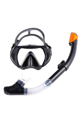 Mascara de Buceo Anti Fugas de Vidrio Templado con Snorkel,hi-res