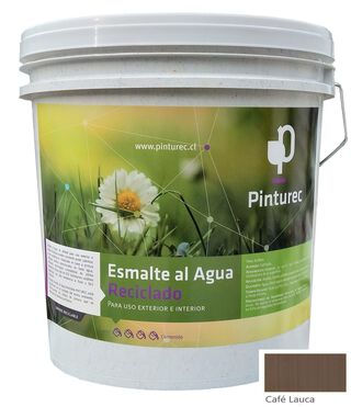 Esmalte al Agua Pinturec Satinado Cafe Lauca 4G,hi-res