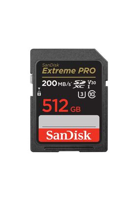Tarjeta SanDisk Extreme PRO SDXC UHS-I 200 MB/s 512GB,hi-res