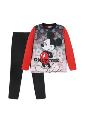 Pijama Niño Polar Disney Mickey Rojo,hi-res