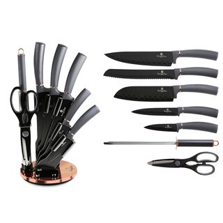Set de cuchillos - BERLINGERHAUS I-Rose, Juego Cuchillos Cocina