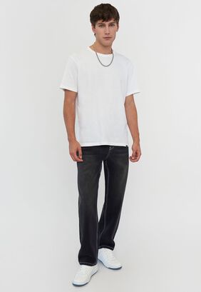 Jeans Hombre Straight Fit 90´s Negro Corona,hi-res