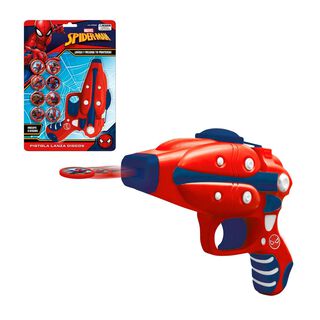 Pistola Lanza Disco Spiderman Marvel,hi-res