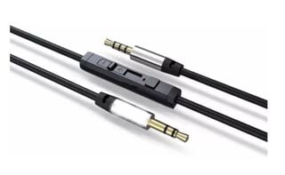 Cable Auxiliar Con Regulador De Volumen Y Micrófono 3.5,hi-res