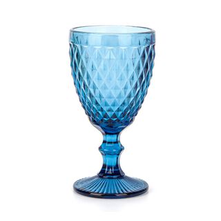 Set de copas de Cristal 6 piezas color Azul,hi-res