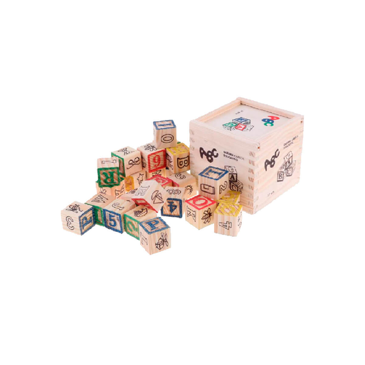 Juguete Madera Cubo 48 piezas,hi-res
