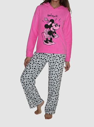 Pijama Mujer Invierno 56973 Minnie Rosa Disney