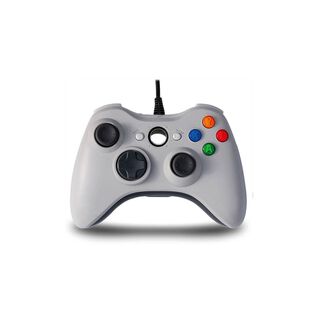 Joystick Xbox 360 Con Vibración Cable Color Blanco - PS,hi-res