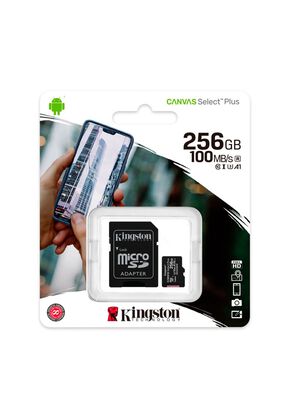 Tarjeta Kingston  MicroSD 256 GB,hi-res