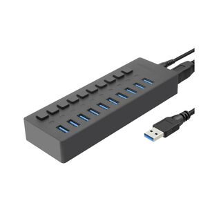 Hub 10 Puertos USB 3.0 Con Interruptor Tecnolab,hi-res