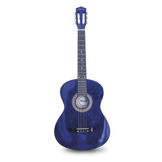 Guitarra Clásica 36 Pulgadas Azul Con Funda Hendrix,hi-res
