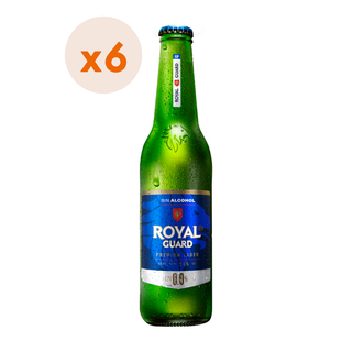 6X Cerveza Sin Alcohol Royal Guard Sin Alcohol Botellín 0° 355Cc,hi-res