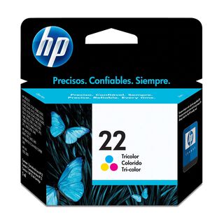 HP Cartucho de tinta 22 tricolor  C9352AL ORIGINAL,hi-res