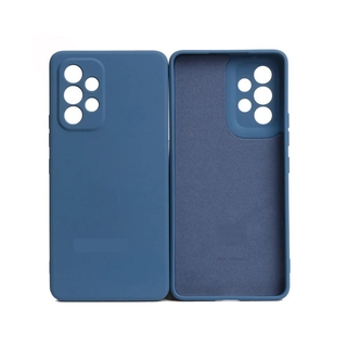 Carcasa Silicón Para Samsung Galaxy A73 - azul oscuro,hi-res