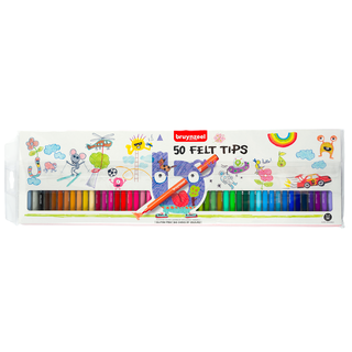 Marcadores Para Niños Bruynzeel 50 Colores,hi-res