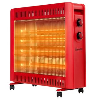 Calefactor Electrico Cuarzo 2400w Rojo Kendal - Shopyclick,hi-res