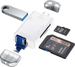 Adaptador Lector de Tarjetas USB Micro SD Tarjeta SD Tipo C Micro USB,hi-res