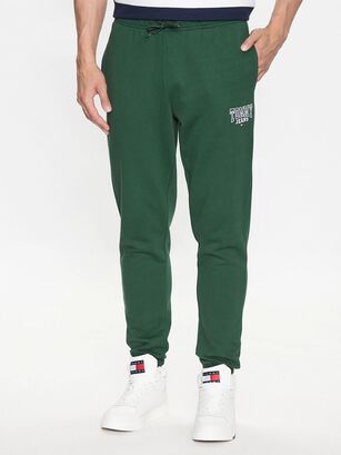 Joggers Graphic Slim Fit Con Logo Verde Tommy Jeans,hi-res