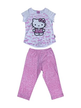 Pijama Algodón Niña  Estampado Hello Kitty,hi-res