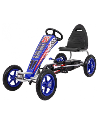 Go Kart a pedales para niños y niñas de 100 a 135 cm de altura hasta 60 kg de peso. ,hi-res