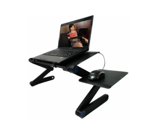 Mesa Plegable Portátil Laptop Ajustable Tablet Oficina - TECNO-ONLINE
