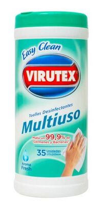 Toallas Desinfectantes Multiuso Virutex 35 Unidades Fresh,hi-res