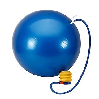 Pelota Balon Yoga 75 Cm Pilates Con Inflador - Azul,hi-res
