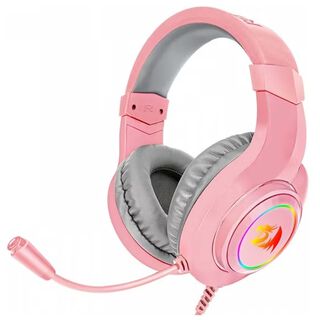 Audifono Gamer Redragon Hylas Pink H260P RGB - Crazygames ,hi-res