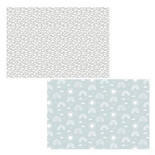 Playmat alfombra bebe petalos/colores 185x125 cm