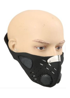 Mascara de neopreno con filtro de carbón activado y regulación de flujo de oxígeno,hi-res