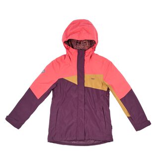 Chaqueta Teen Girl Shelter B-Dry Hoody Jacket Uva / Coral Lippi,hi-res