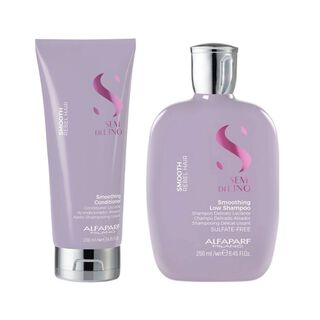 ALFAPARF Shampoo+  Acondicionador Alisador Cabellos Rebeldes Smooth,hi-res