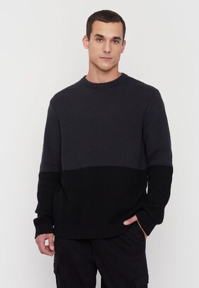 Sweater Hombre Block Ecru Corona,hi-res