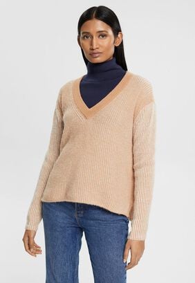 Sweater Con Alpaca Mujer Esprit,hi-res