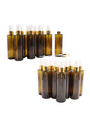 Kit 20 botellas de vidrio atomizador Spray 100ml ambar,hi-res