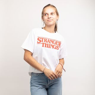 Polera Mujer Stranger Things Demo Blanco Netflix,hi-res