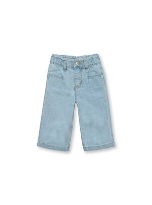 Jeans De Niña Pierna Ancha Celeste (6M A 4A) Opaline,hi-res