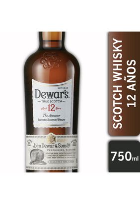 Whisky Dewar's 12 años 750 cc 1 Unidad,hi-res