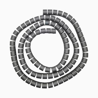 Organizador / Ordena Cable En Espiral gris - 16mm - 1.5 Mts,hi-res