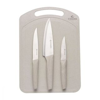 Set 3 Cuchillos con Tabla Organic,hi-res