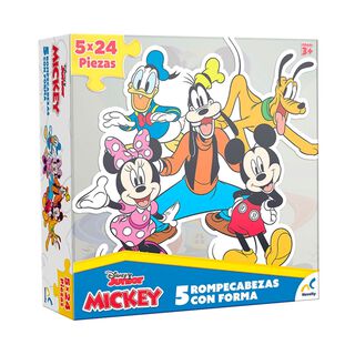 5 Rompecabezas de Mickey 120 piezas-Disney,hi-res