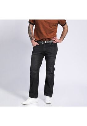 Jeans Linea Spandex Regulart Fit Negro,hi-res
