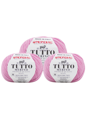 Lana Tutto Merino - Rosado  (100% merino) - Pack 3 unid,hi-res