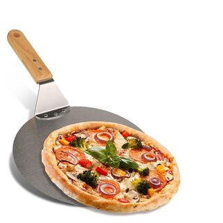 Pala De Pizza 30cm Espátula Con Mango De Madera Utensilio Cocina,hi-res
