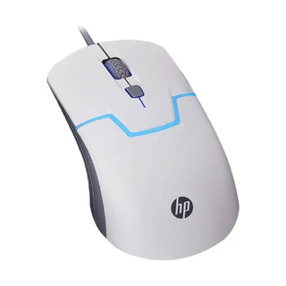 Mouse Gamer HP Alámbrico M100 Blanco 3200 dpi,hi-res
