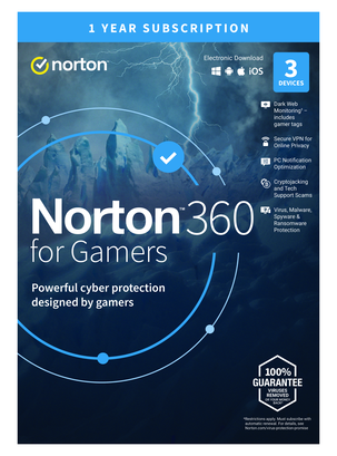 Norton Antivirus 360 Gamers 50gb 3 Dispositivos 1 Año,hi-res