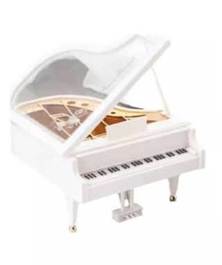 Caja De Música Mini Piano Clásico Retro Triangular Musical,hi-res