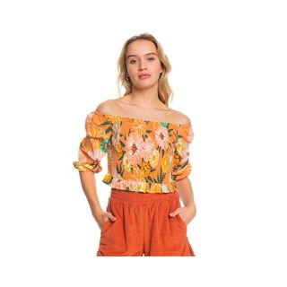 Blusa Roxy Like The Sun Again Mujer Toasted,hi-res