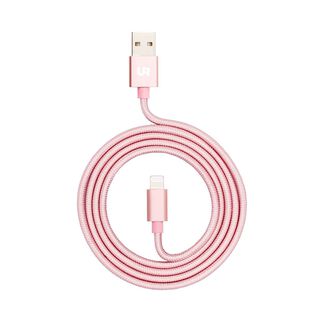 Cable USB a Lightning 1 M Trenzado Fabric Rose Gold Urbano,hi-res